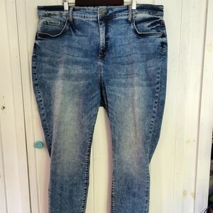 Fab Ab Ankle Skinny High Rise Jean Size 20W